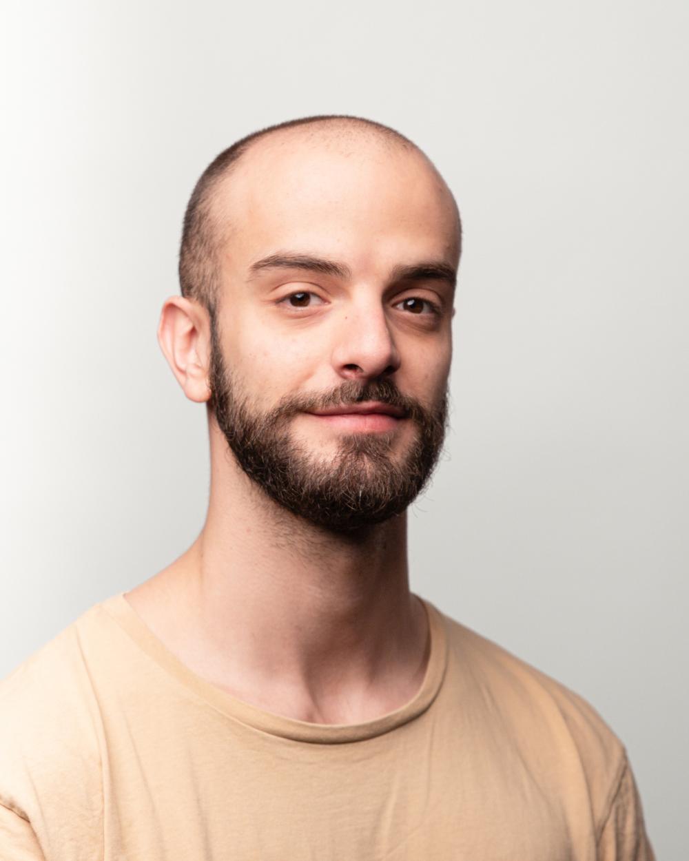 Porträttbild på dansaren Marco Prete.