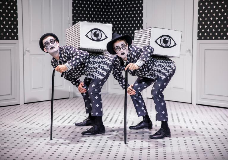 Bild från föreställningen Djurens karneval.