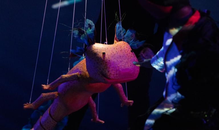 Ur Tanssi Teatteri MDs dansföreställning Igloo, koreografi: Mari Rosendahl, foto: Heikki Järvinen.