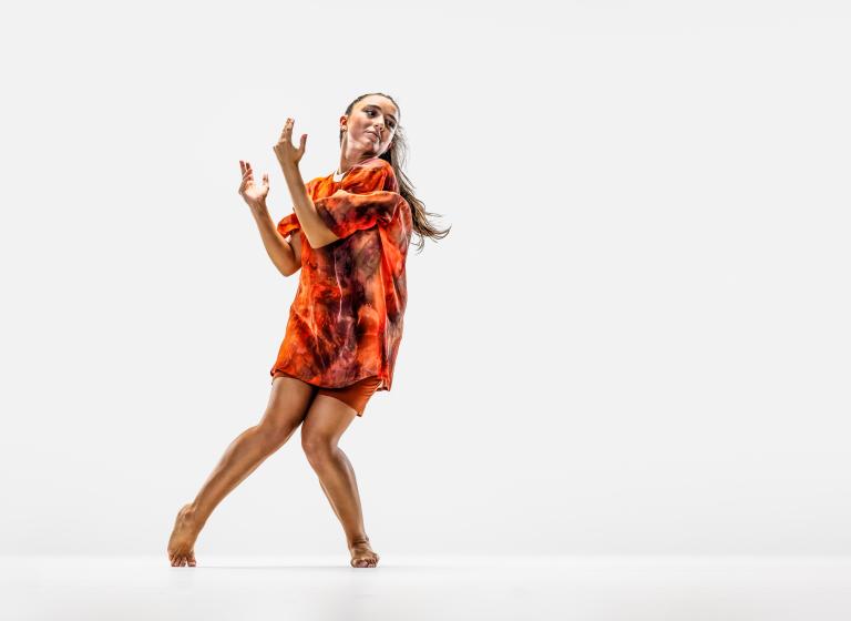 Skånes Dansteaters dansare Valentina Messieri. Foto: Håkan Larsson.