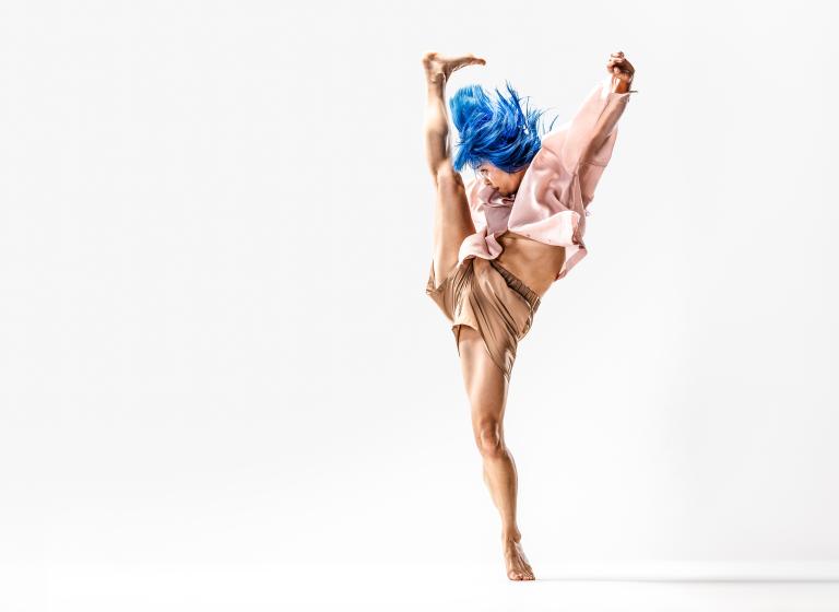 Skånes Dansteaters dansare Kat Nakui. Foto: Håkan Larsson.