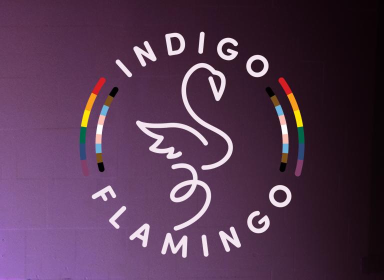 Indigo Flamingo symbol
