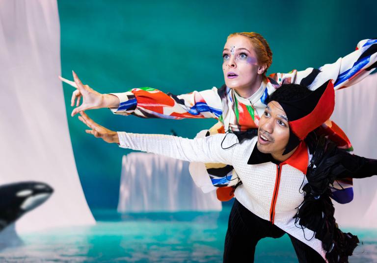 Ur Tanssi Teatteri MDs dansföreställning Igloo, foto: Heikki Järvinen