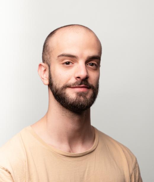 Porträttbild på dansaren Marco Prete. 