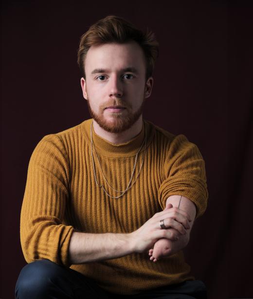 Scenkonstproducenten och konstnären Filip Pawlak, photo Patryk Kurowski.